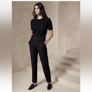 NWOT Banana Republic Refined Utility Pant Black #754552